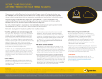 Security and the Cloud: Perfect Match