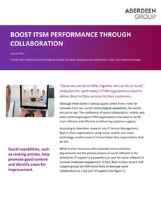 Boost ITSM Performance Through Collaboration