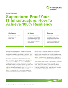 Enhancing IT Resiliency