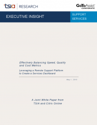 Leveraging a Remote Support Platform to Create a Services Dashboard