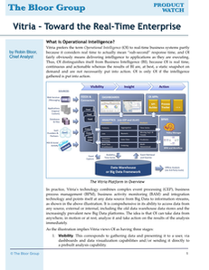 Analyst Research: Toward the Real-Time Enterprise