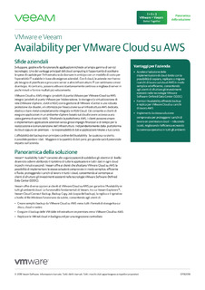 Veeam Availability per VMware Cloud su AWS