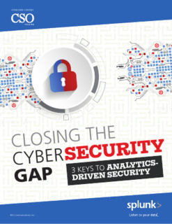 Closing the Cybersecurity Gap: 3 Keys to Analytics-Driven Security