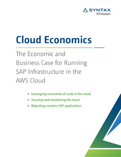 The Economic and Business Case for Running SAP Infrastructure in the AWS Cloud
