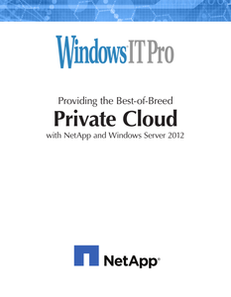 Best of Breed Private Cloud with NetApp and Windows Server 2012