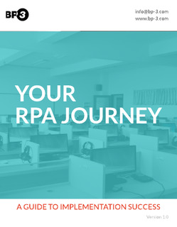 Your RPA Journey