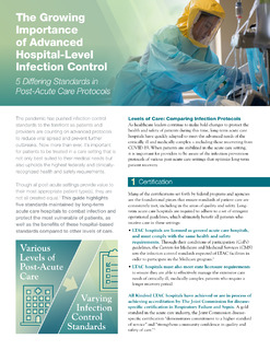 The Growing Importance of Advanced Hospital-Level Infection Control