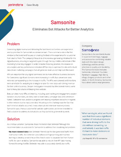 Samsonite Eliminates Bot Attacks for Better Analytics