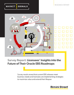 Survey Report: Licensees’ Insights into the Future of Their Oracle EBS Roadmaps