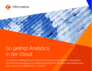 So gelingt Analytics in der Cloud