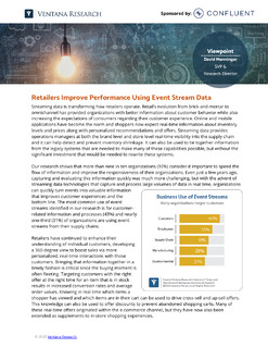 Retailers Improve Performance Using Event Stream Data