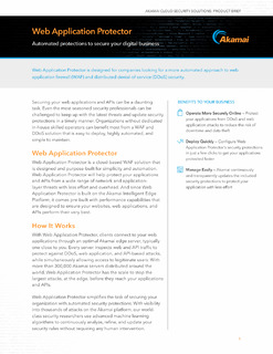 Web Application Protector Product Brief