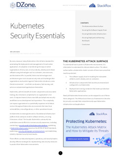 Kubernetes Security Essentials