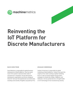 Reinventing the IoT Platform for Manufacturing