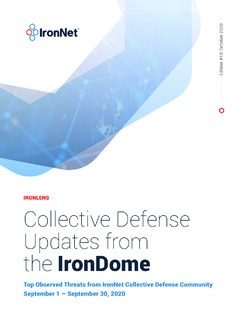 Collective Defense Updates from the IronDome