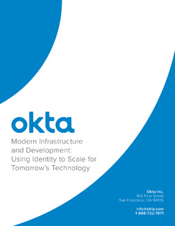 Modern Infrastructure and Development: Using Identity to Scale for Tomorrow’s Technology