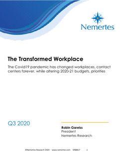 The Transformed Workplace