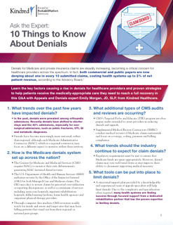 10 Things to Know About Denials