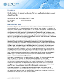 Optimisation du placement des charges applicatives dans votre cloud hybride