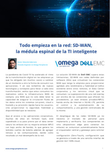 Todo empieza en la red: SD-WAN, la médula espinal de la TI inteligente