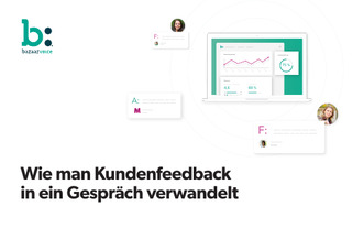 Wie man Kundenfeedback in ein Gespräch verwandelt