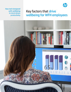 Key factors that drive wellbeing for WFH employees