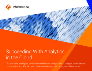Succeeding With Analytics in the Cloud