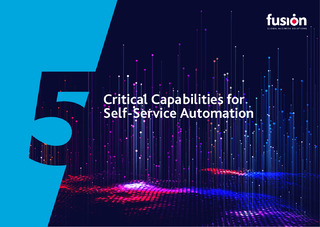 Critical Capabilities for Self-Service Automation
