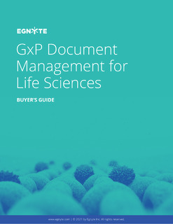 Buyer’s Guide: GxP Document Management for Life Sciences
