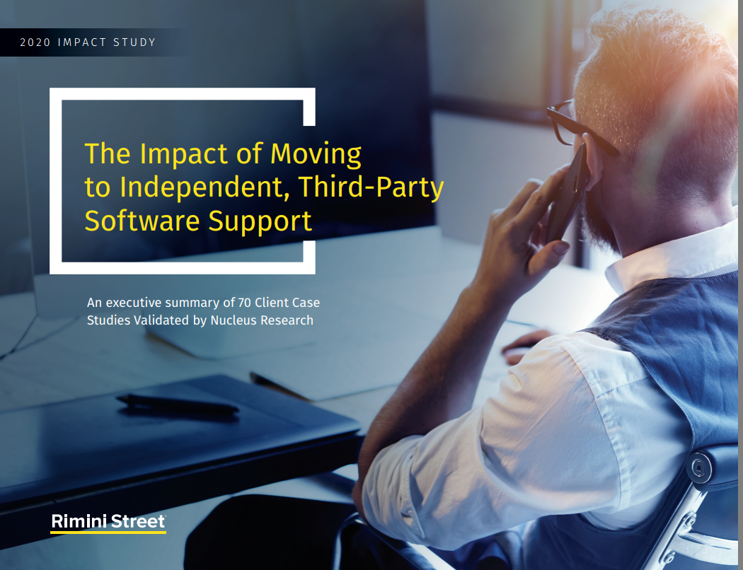The Impact of Moving to Independent, Third-Party Software Support
