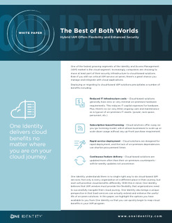 The Best of Both Worlds: Hybrid IAM Offers Flexibility and Enhanced Security