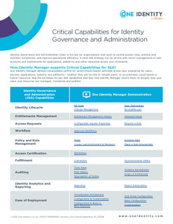 Protected: Critical Capabilities for Identity Governance and Administration
