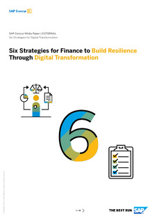 6 Strategies for Finance Resiliency via Digital Transformation