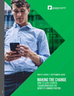 Making the Change: How to Lead a Digital Transformation to Success