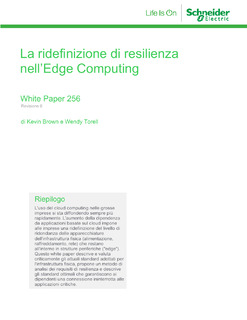 La ridefinizione di resilienza nell’Edge Computing