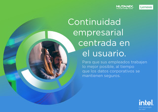 Implemente y administre escritorios virtuales con facilidad con VDI de Lenovo y Nutanix