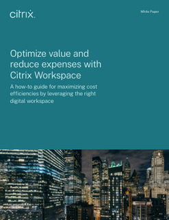 The cost optimization benefits of a digital workspace