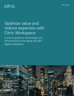 The cost optimization benefits of a digital workspace