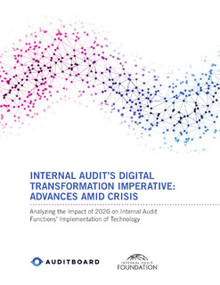 Internal Audit’s Digital Transformation Imperative: Advances Amid Crisis