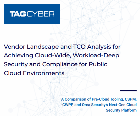Vendor Landscape and TCO Analysis for Achieving Cloud-wide, Workload-Deep Security and Compliance for Public Cloud Environments