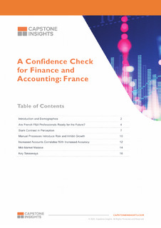 A Confidence Check for Finance and Accounting: France