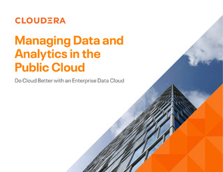 Managing Data and Analytics in the Public Cloud