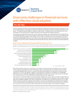 Overcome Challenges In Financial Services With Effective Cloud Adoption