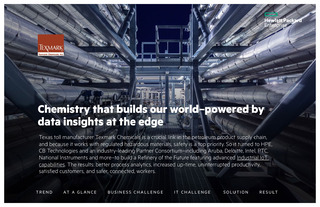 Chemistry that builds our world–powered by data insights at the edge – Texmark Chemicals and HPE