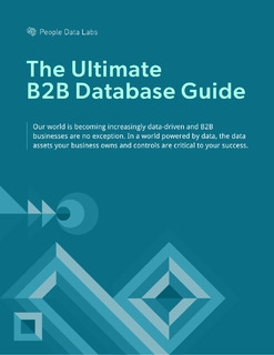 The Ultimate B2B Database Guide