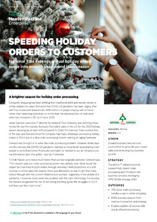 Speeding holiday orders to customers