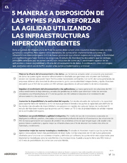 5 MANERAS PARA QUE LAS PYMES CONSTRUYAN AGILIDAD UTILIZANDO INFRAESTRUCTURAS HIPERCONVERGADAS