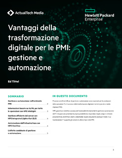 Vantaggi della trasformazione digitale per le PMI: gestione e automazione