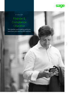Finance & Compliance Checklist