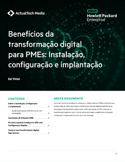 Benefícios da transformação digital para PMEs: Instalação, configuração e implantação